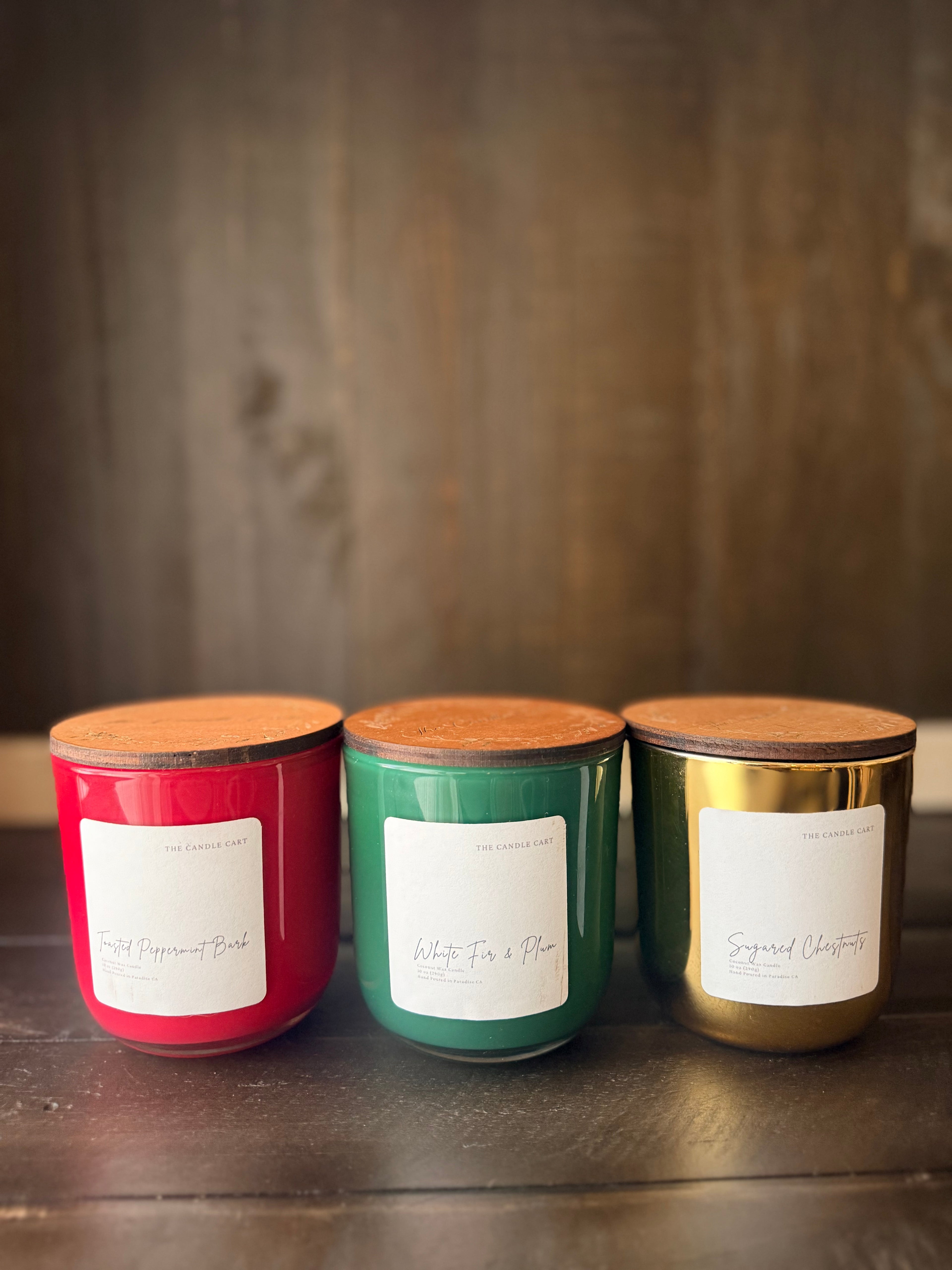Holiday Cheer: Classic 10 oz Candle Collection for Christmas