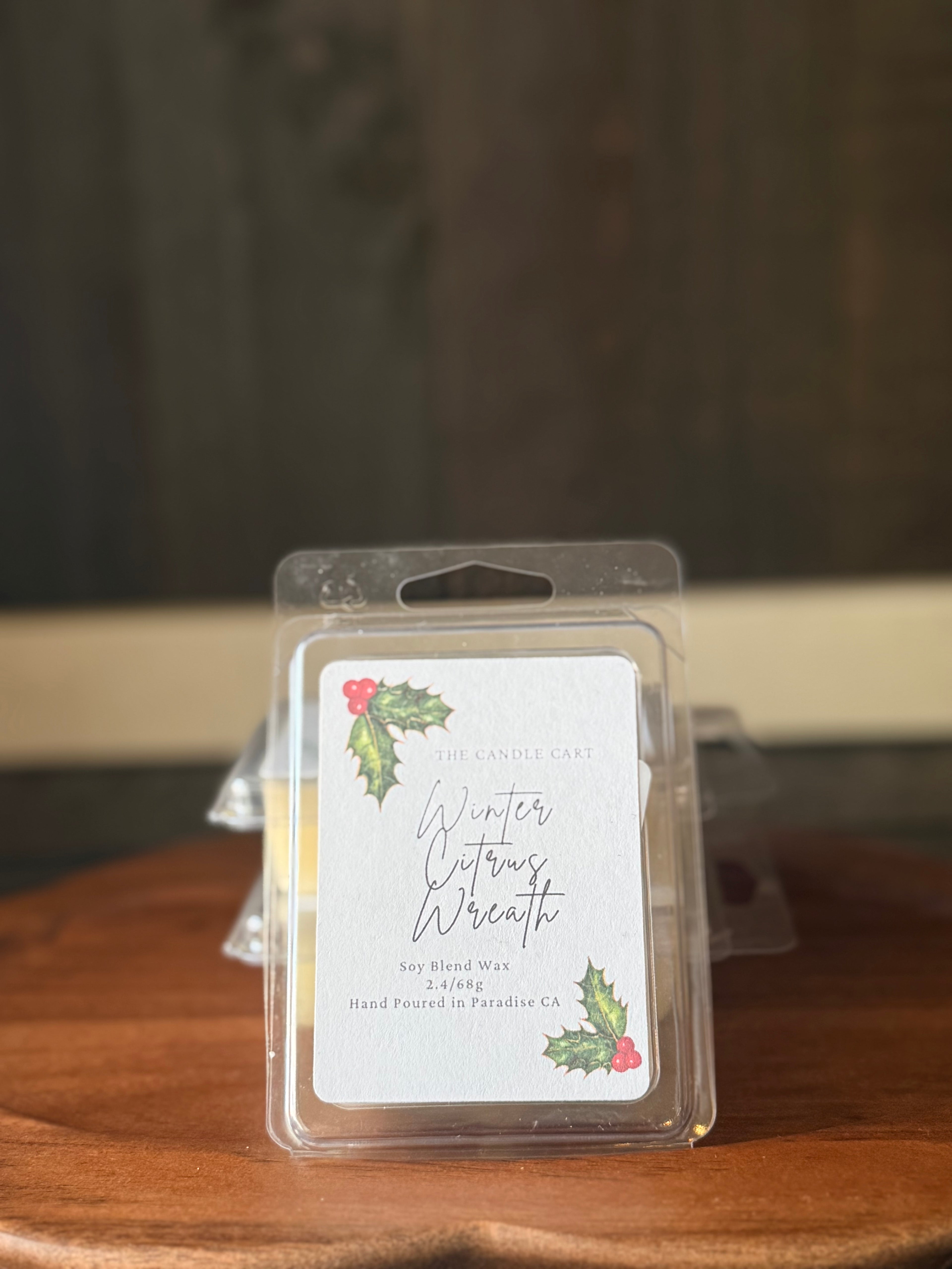 Winter Citrus Wreath: Citrus•Pine•Clove•Wood